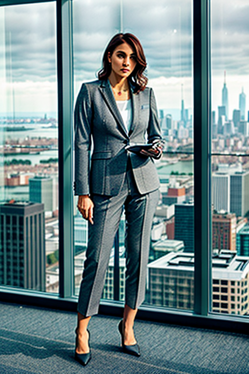 office woman stock image